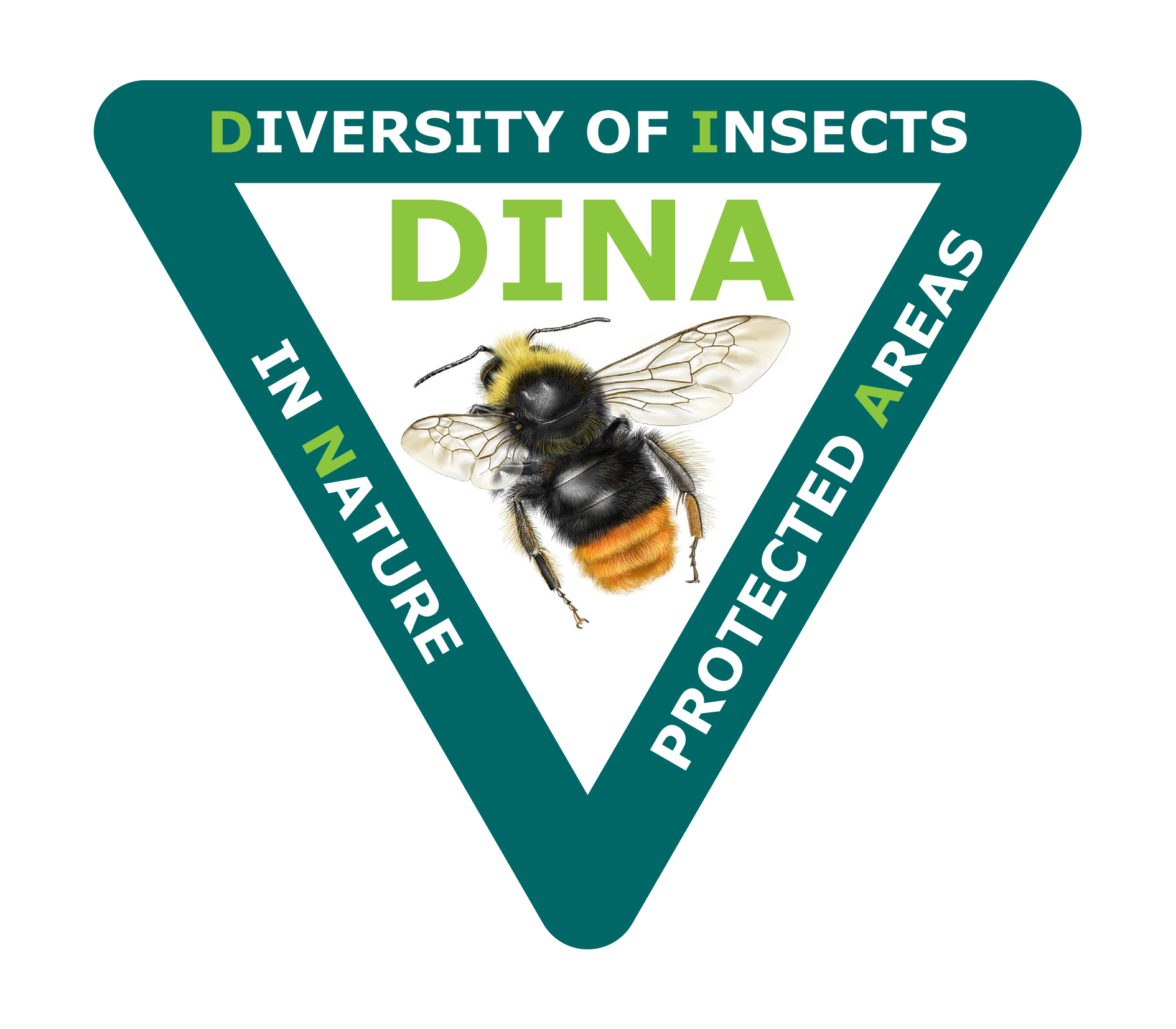 Logo DINA – Diversität von Insekten in Naturschutz-Arealen