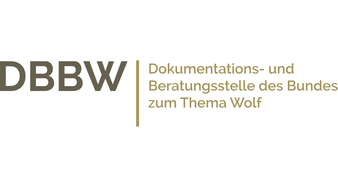 Logo Dokumentations- und Beratungsstelle des Bundes zum Thema Wolf (DBBW)