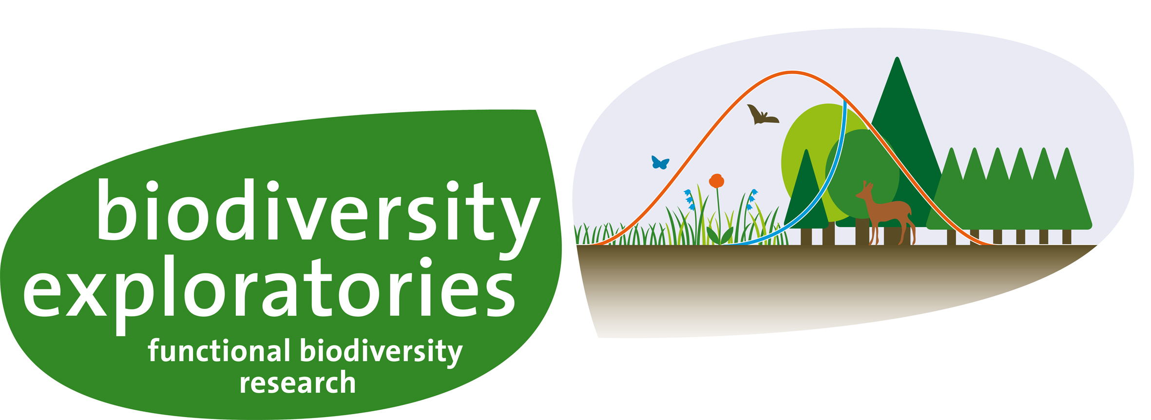Logo Biodiversitäts-Exploratorien – Funktionelle Biodiversitätsforschung