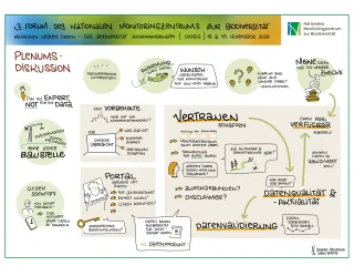 Gezeichnetes Protokoll der Plenumsdiskussion