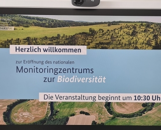 Startfolie der Eröffnungsfeier des Monitoringzentrums